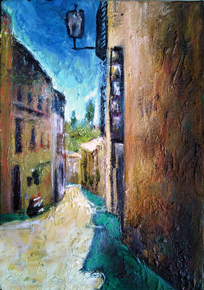 アッシジの坂道